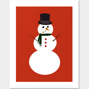 Snowman Posters and Art